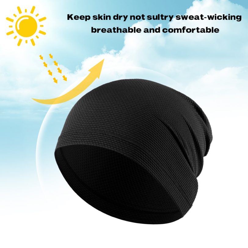 Summer Sports Mesh Breathable Cap Running Tennis Baseball Hat Basketball Hiking Cycling Caps Quick-drying Soft Beanie Men Women - Image 2