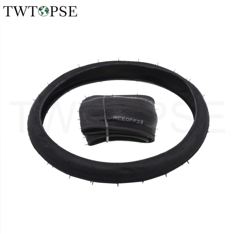 TWTOPSE 16" 349 Tire For Brompton Folding Bike Bicycle Tire 80-110PSI 120TPI Anti Puncture Ultralight 205g Cycling Bicycle Tires - Image 2