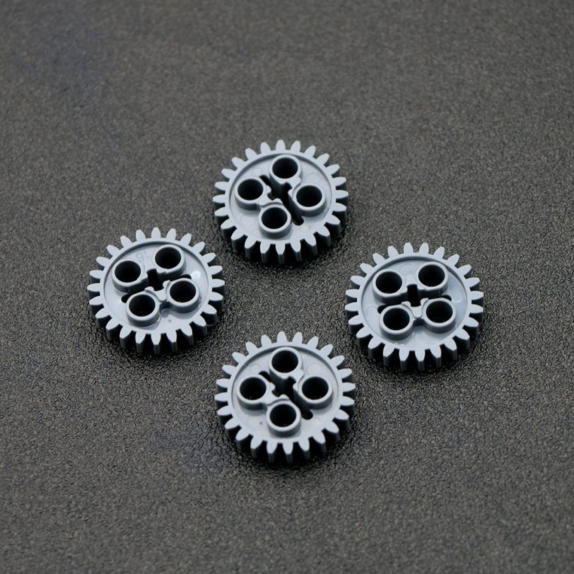 Technical Building Blocks Parts Bulk Gear Cross Hole Z24 Tooth Cogs Wheels Connector Educational Toys for kids MOC Bricks 3648 - Image 3