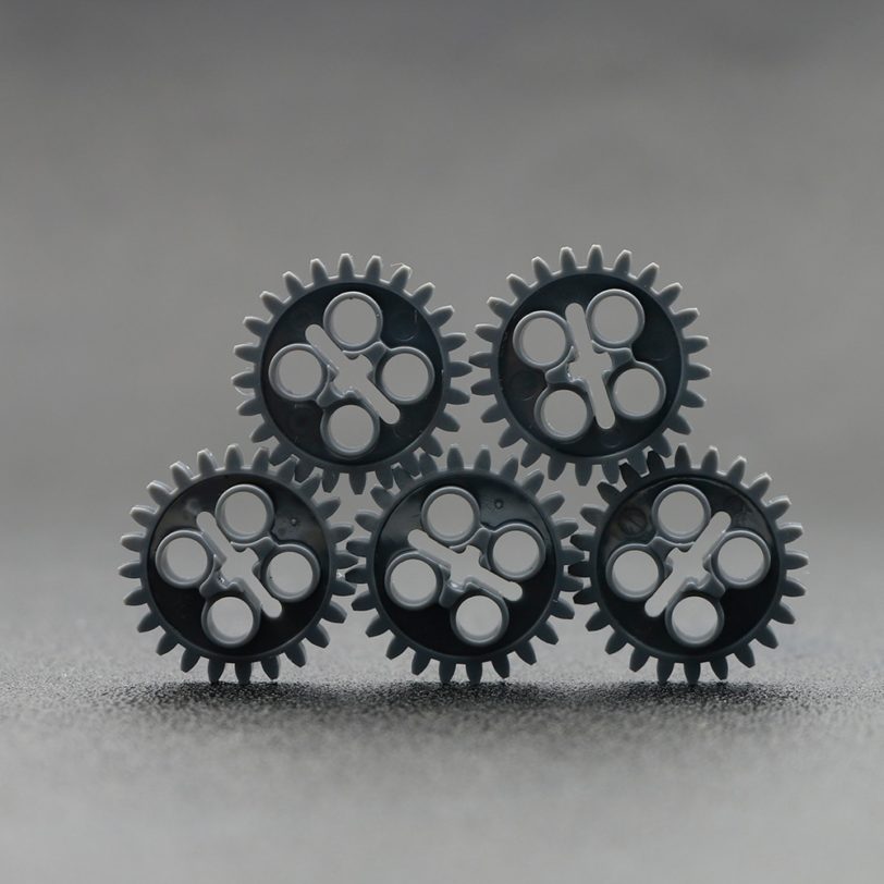 Technical Building Blocks Parts Bulk Gear Cross Hole Z24 Tooth Cogs Wheels Connector Educational Toys for kids MOC Bricks 3648 - Image 5