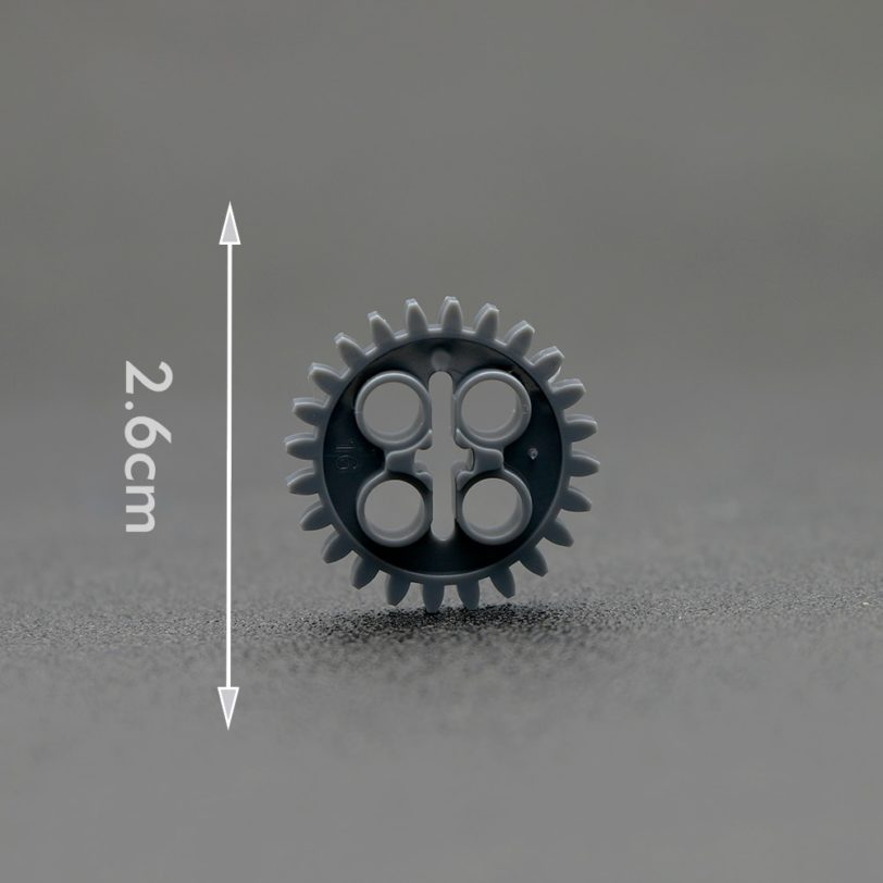 Technical Building Blocks Parts Bulk Gear Cross Hole Z24 Tooth Cogs Wheels Connector Educational Toys for kids MOC Bricks 3648 - Image 2