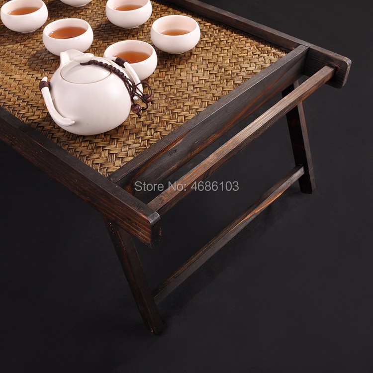 Thai Crafts Wooden Tray Table Foldable Legs Window Small Table Thai Furniture Southeast Asian Style Home 1