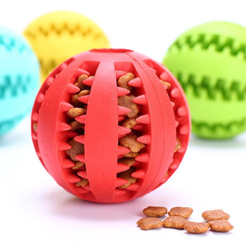 Toys for Dogs Ball Interactive Toys Dog Chew Toys Tooth Cleaning Elasticity Small Big Dog Toys Rubber Pet Ball Toys - Image 3