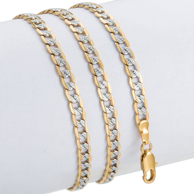 Trendsmax Gold Chain Necklace Men Women Cuban Link Chain Male Necklace Fashion Men's Jewelry Wholesale Gifts 4mm GN64 - Image 2