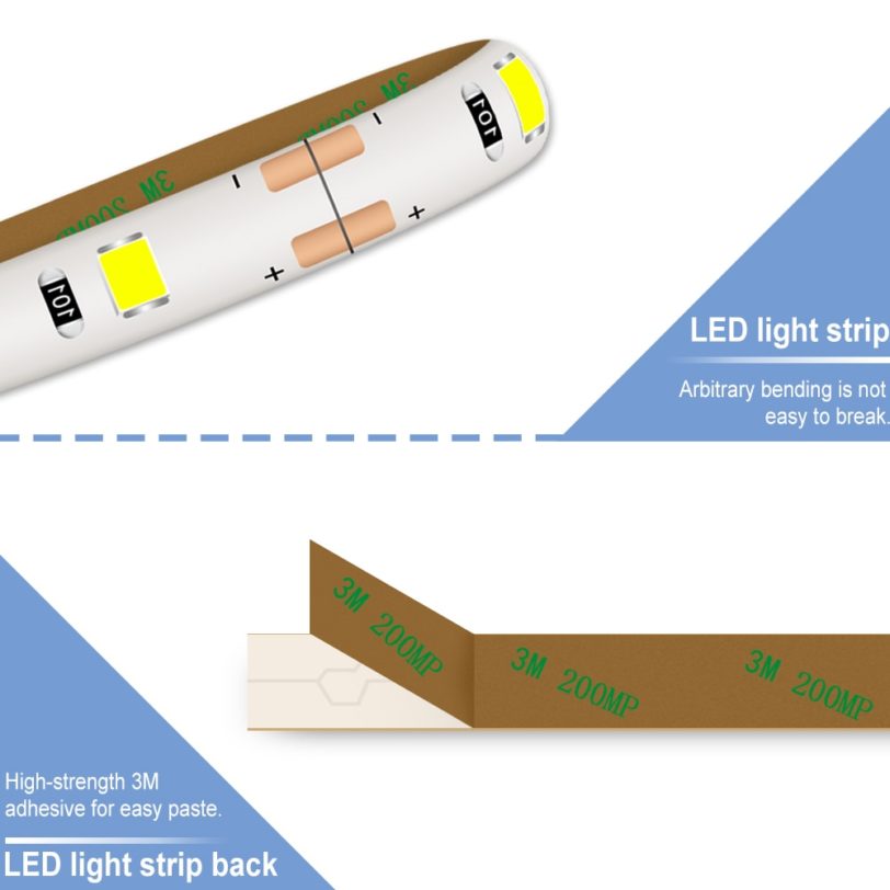 USB LED Strip Light 2835SMD Waterproof 5V Flexible Fita LED Wall Light Tape 1M 2M 3M 4M 5M TV Screen Background Bathroom Light - Image 2