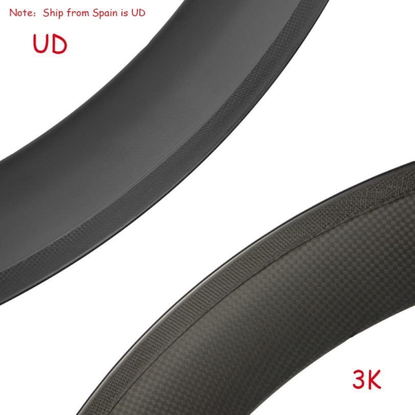 Ultra Light Carbon Bicycle Wheelset 38/50/60/88mm Carbon Clincher Wheels Tubular Road Bike Wheel Basalt Braking Surface - Image 4