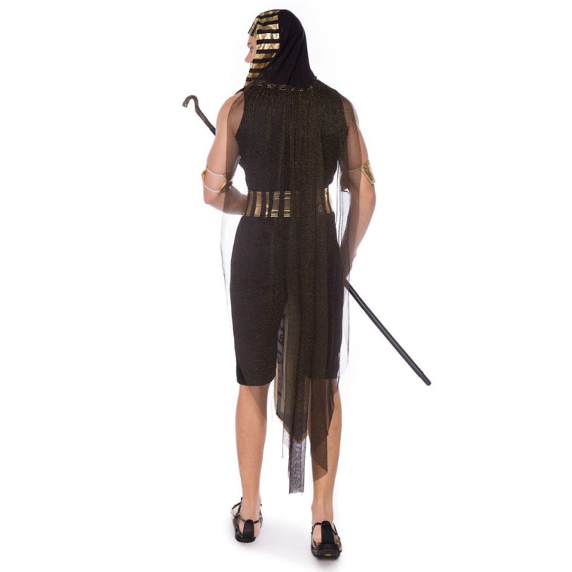 Umorden Fantasia Adult Egypt Egyptian King Pharaoh Costumes Cosplay for Men Halloween Purim Mardi Gras Fancy Dress - Image 5