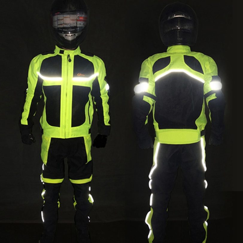 Universal Motorcycle racing suit Off-road protective gear Protective suit Warm winter clothes Team reflective cycling suit - Image 3