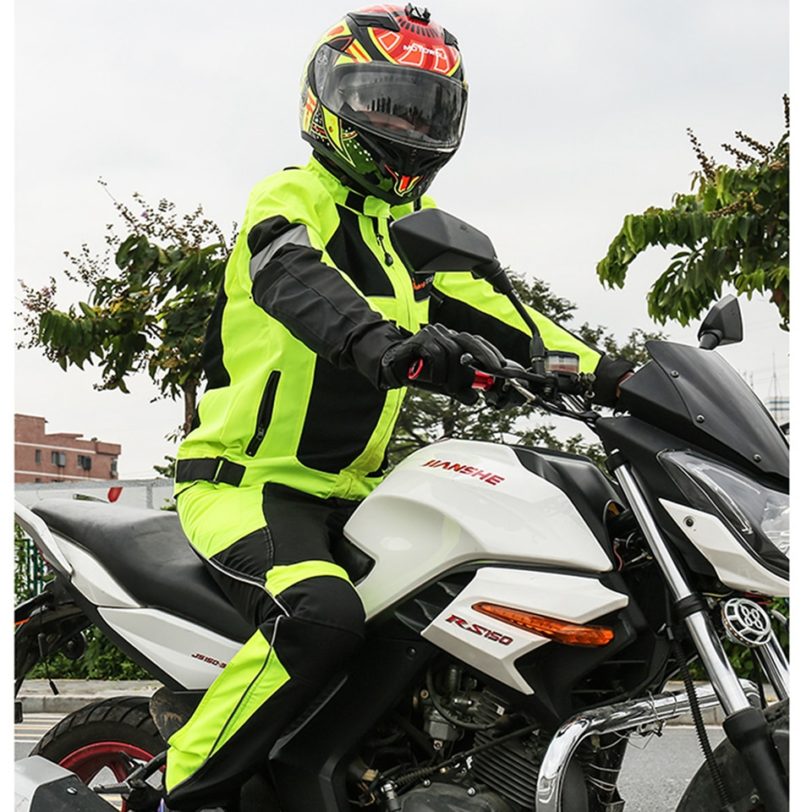 Universal Motorcycle racing suit Off-road protective gear Protective suit Warm winter clothes Team reflective cycling suit - Image 6