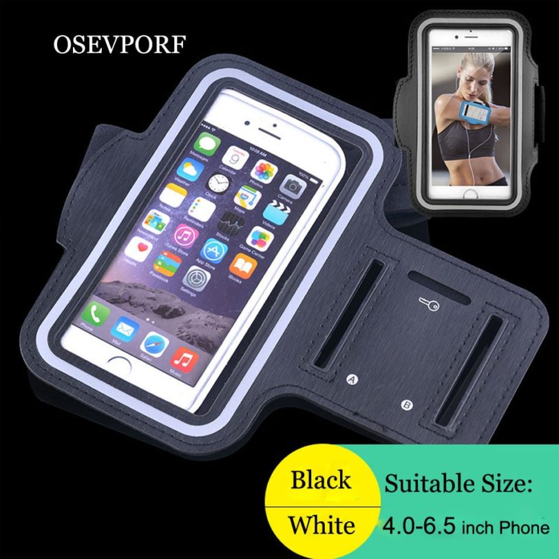 Universal Waterproof Gym Sports Running Armband For iPhone 11 Pro Max Xs XR X 8 6 7 Samsung S9 S10 Arm Band Phone Bag Case BLACK - Image 2