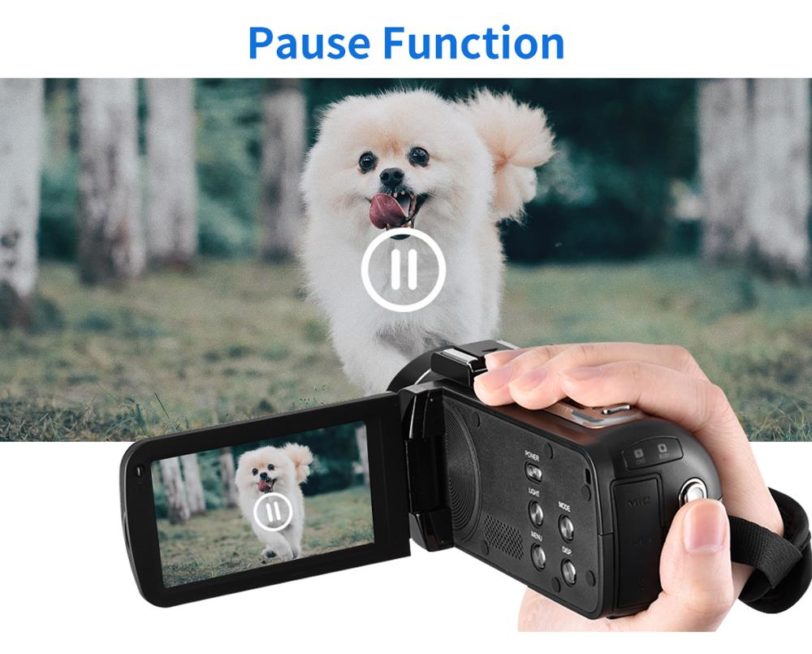 Video Camcorder 4K 48MP 16X Digital Zoom Handycam Built-in Fill Light Touch Screen Vlogging For Youbute Photography Recorder Cam - Image 5