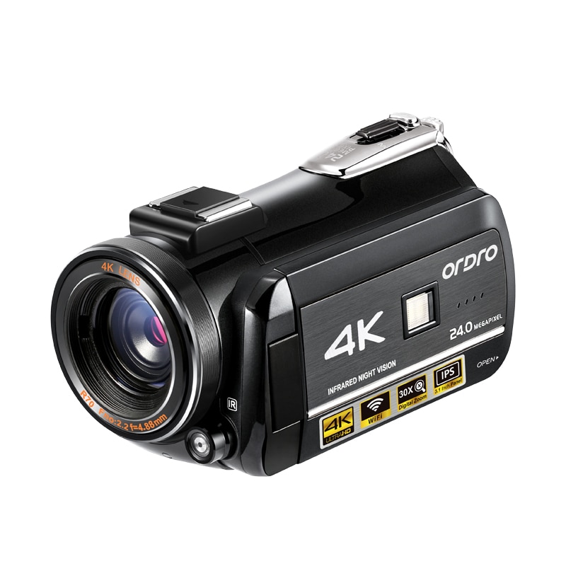 Video Camera 4K Camcorder Professional Ordro AC3 IR Night Vision Digital Recorder Vlog Filmadora for YouTube 1