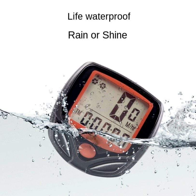 Waterproof Bicycle Bike Cycle Lcd Display Digital Computer Speedometer cycling computer - Image 2