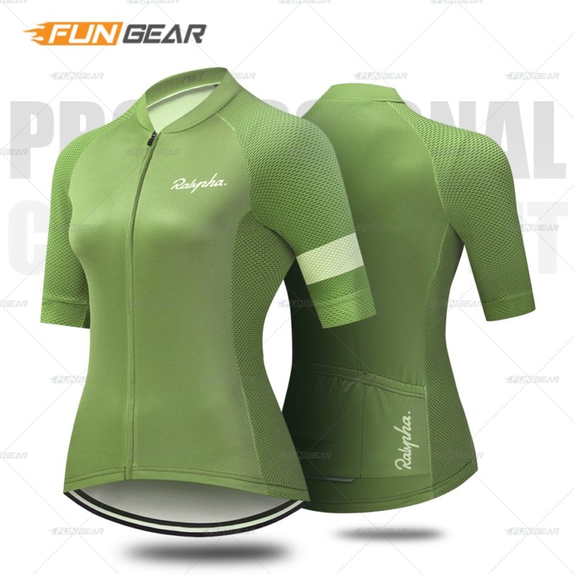 Women Biking Jersey Short Sleeve Clothing Cycling Top Clothes Bicycle Girl Summer Solid Color Ropa Ciclismo Breathable Quick Dry - Image 2