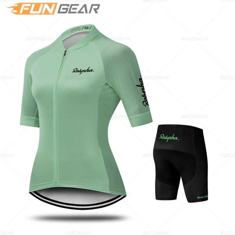 Women Cycling Clothing Bicycle Jersey Set Female Sports Team Ciclismo Girl Cycle Casual Wear Road Bike Bib Pad Short Pant - Image 2