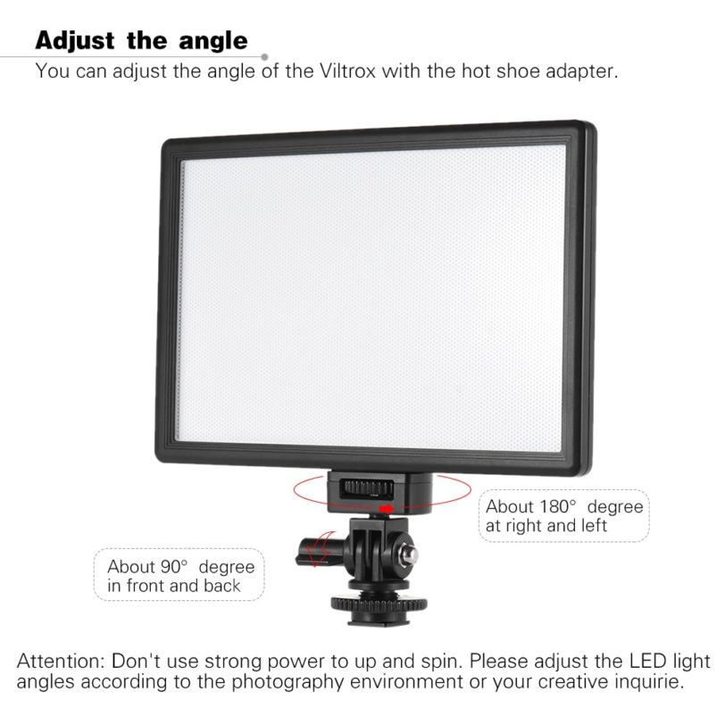 cz stock Viltrox L116T/L132T Camera Light Photo Studio Light Photography Lighting Led Video Light for Canon Nikon Camera DV - Image 2