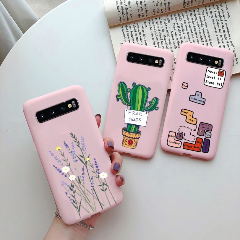 for Samsung Galaxy S10 plus S10e S10 Cover multicolor Soft Silicone Phone Case for Galaxy S10e S10 Plus S10 Couple Funda case - Image 6