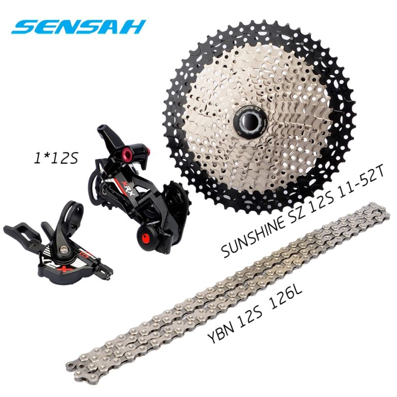 free delivery SENSAH MTB SRAM 12 Speed SHIMANO DEORE XT M8000 M9100 Groupset Mountainbike 1x12-Speed 52T Bicycle Derailleur - Image 2