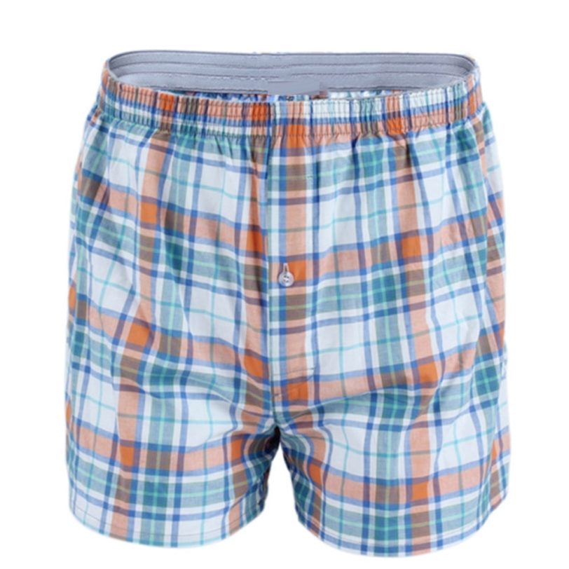 man underwear men Men's Shorts Pocket Beach Pants Casual Plaid Cotton Shorts Arroyo мужское нижнее белье - Image 2